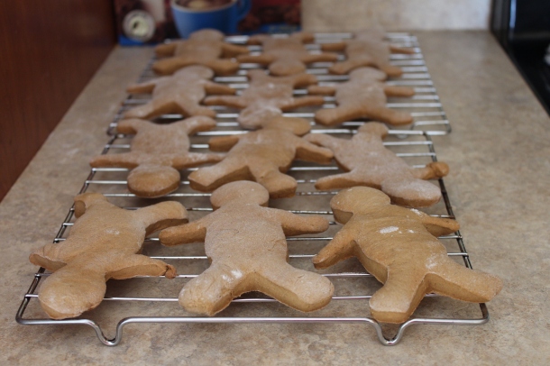 Chubby little Gingerbread men.....created in their makers image. :)